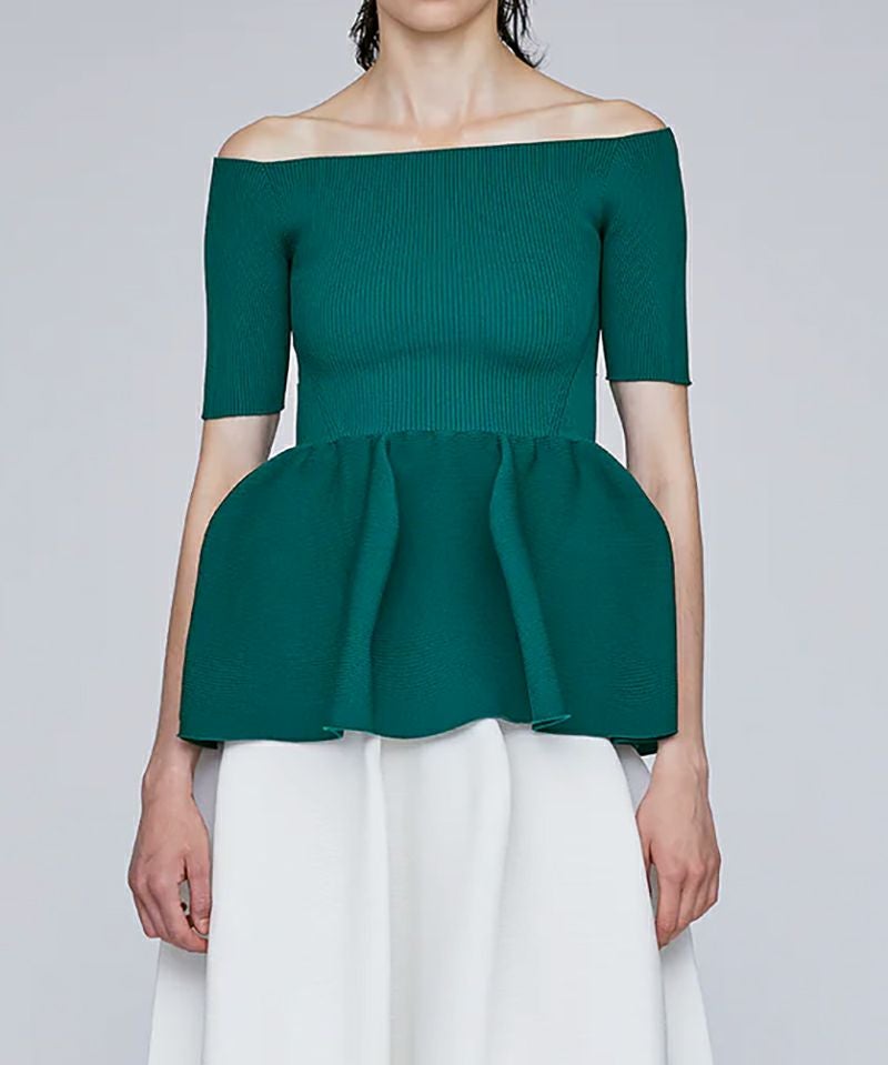 CFCL＞POTTERY HS-OFF SHOULDER SHORT SLEEVE TOP | MAKES ONLINE STORE