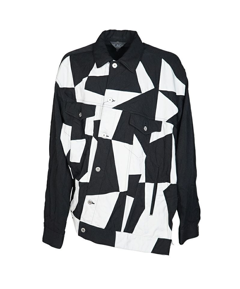 BLACK COMME des GARCONS＞エステル太綾ツイル×綿カツラギ パッチ