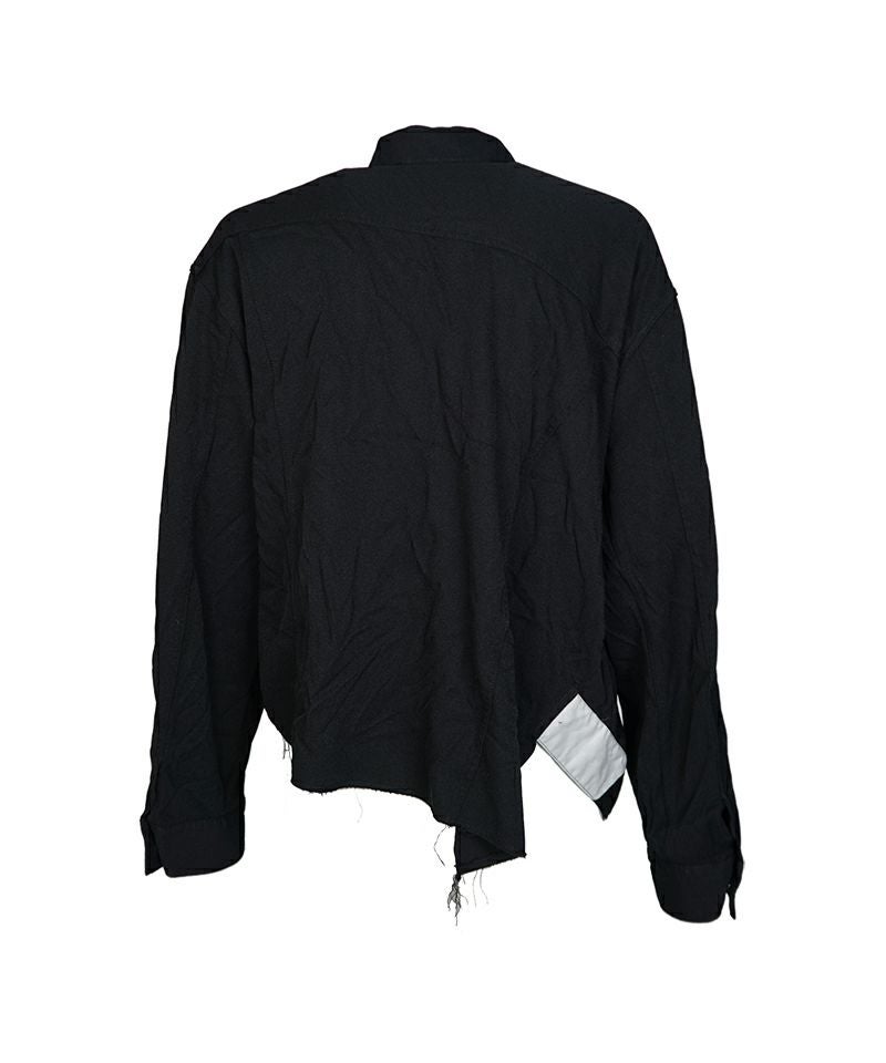 BLACK COMME des GARCONS＞エステル太綾ツイル×綿カツラギ パッチ