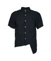 ＜BLACK COMME des GARCONS＞エステルスパンブロード 製品後加工 シャツ (1O-B023-052)