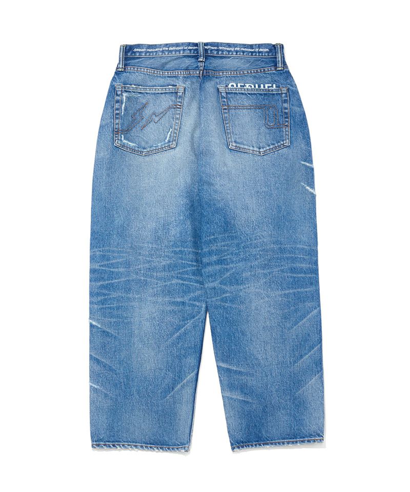 SEQUEL＞x FRAGMENT DAMAGE DENIM PANTS | MAKES ONLINE STORE