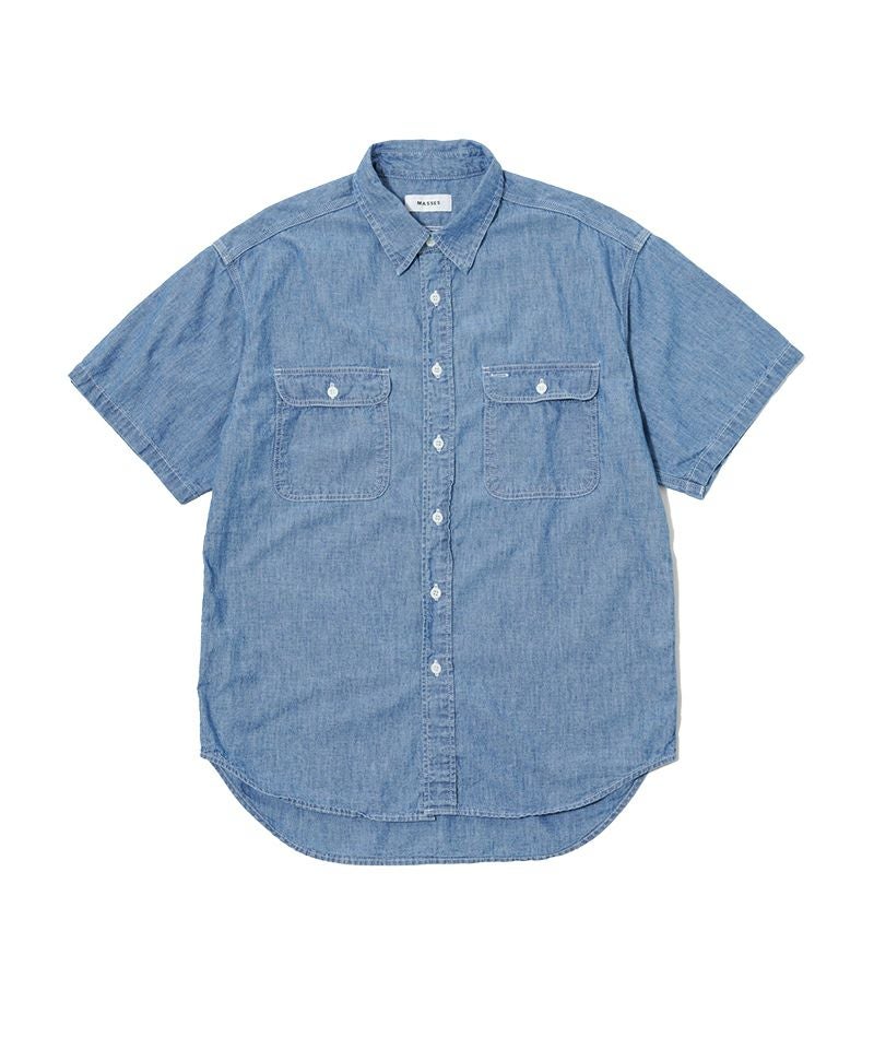 MASSES＞CHAMBRAY SHIRT S/S | MAKES ONLINE STORE