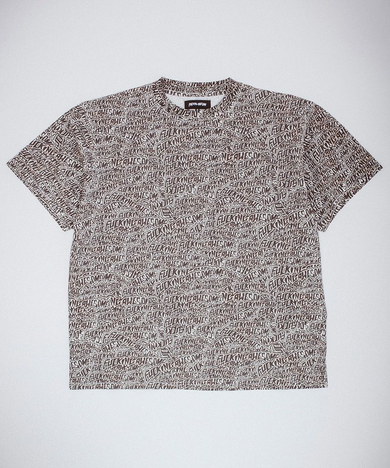 Fucking Awesome＞Burnt Sticker Stamp Tee | MAKES ONLINE STORE