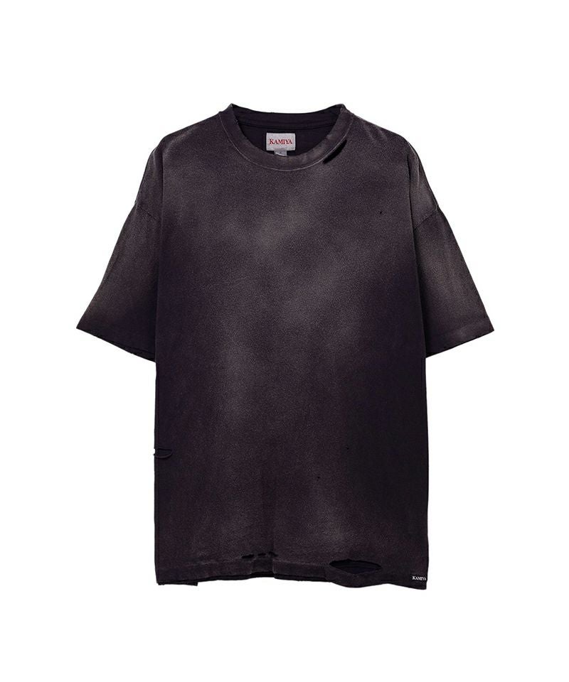 KAMIYA＞“KMY-SNAKE” Distressed T-shirt | MAKES ONLINE STORE