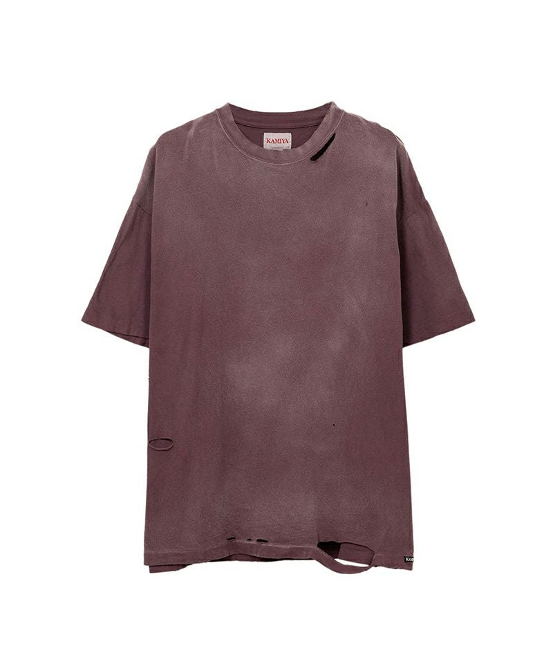 KAMIYA＞“KMY-SNAKE” Distressed T-shirt | MAKES ONLINE STORE