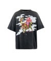 ＜SAINT MICHAEL＞SS TEE / DAMEGED / BLACK