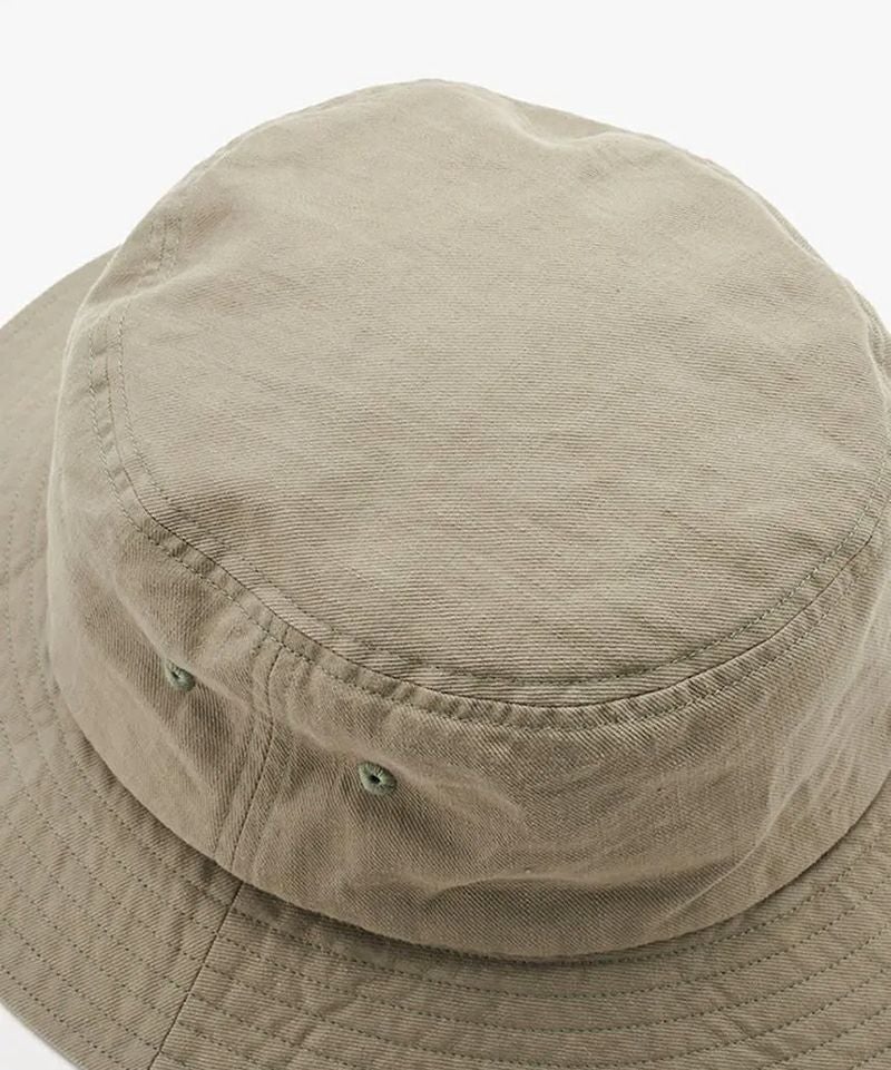 KIJIMA TAKAYUKI＞ORGANIC COTTON SERGE BUCKET HAT (MYYY252601