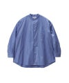 ＜Graphpaper＞SIDOGRAS L/S Oversized Band Collar Shirt(GM252-50011)