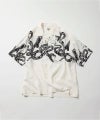＜GOLD＞ “MONOTONE RATTLE SNAKE” OPEN SHIRT