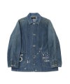 ＜visvim＞SS COVERALL JKT DMGD