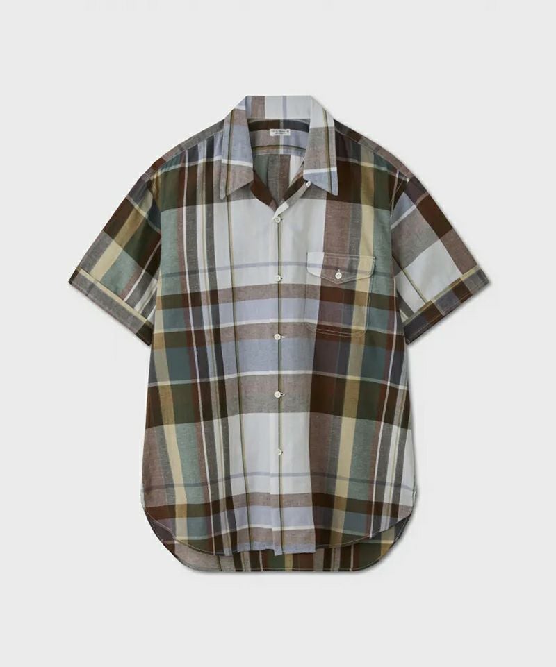 PHIGVEL＞MADRAS CHECK OPEN CLLOAR SS SHIRT | MAKES ONLINE STORE