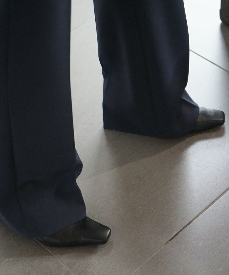 Mame Kurogouchi＞Curved Line Sling Back Heels | MAKES ONLINE STORE