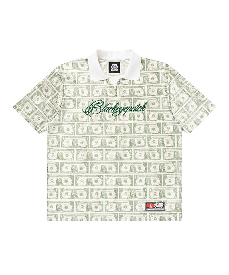 BlackEyePatch＞DOLLAR BILL PATTERNED S/S GAME SHIRT | MAKES ONLINE