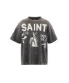 ＜SAINT MICHAEL＞SS TEE / SAINT MARIA / BLACK