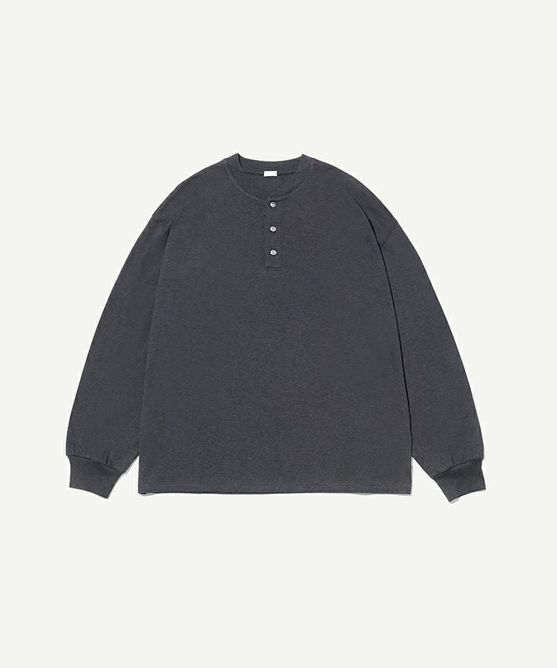A.PRESSE＞Cashmere Blend L/S Henley Neck Shirt | MAKES ONLINE STORE