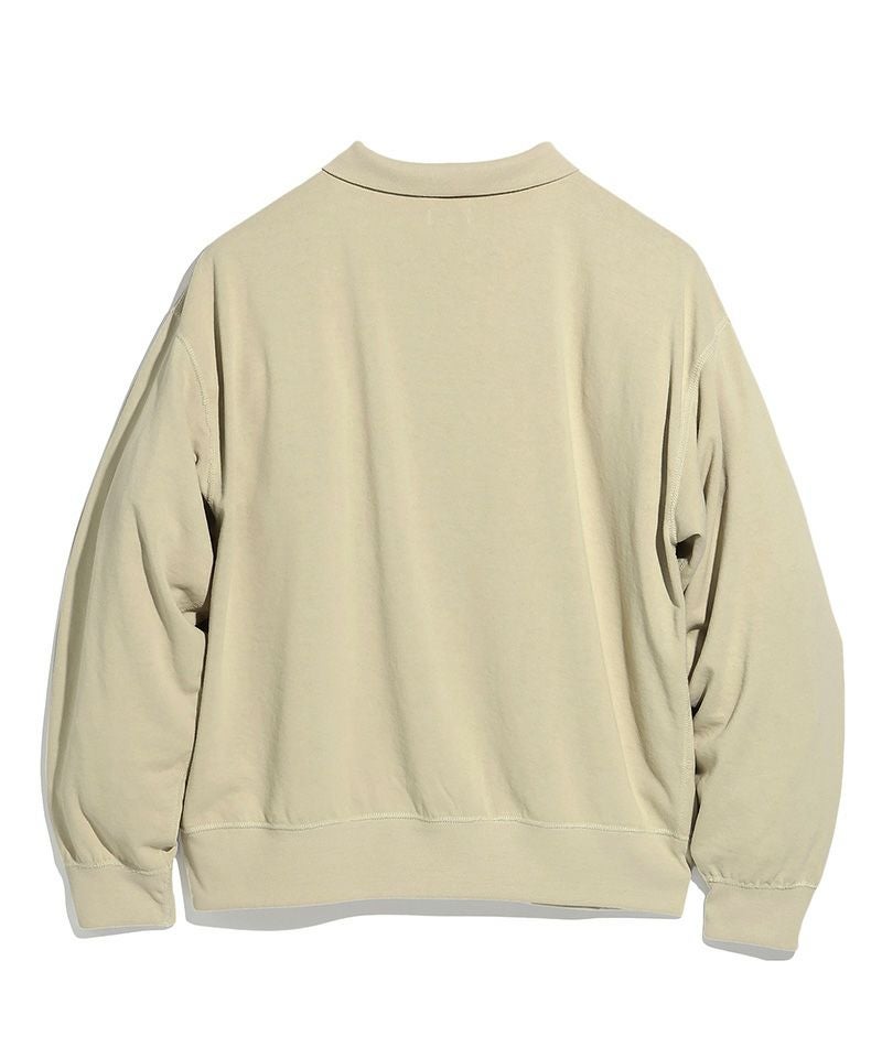 FOUNDOUR＞HALF ZIP LONG SLEEVE SHIRT | MAKES ONLINE STORE