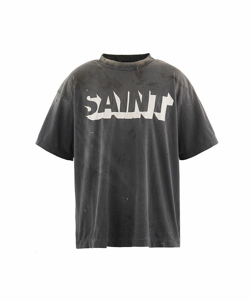 SAINT MICHAEL＞SS TEE/SAINT/BLACK | MAKES ONLINE STORE