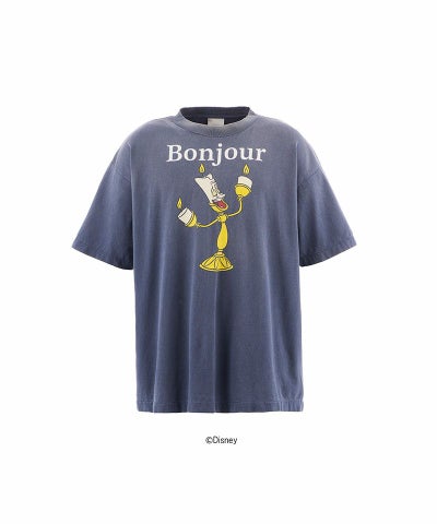 SAINT MICHAEL＞DSN_SS TEE/BONJOUR/NAVY | MAKES ONLINE STORE