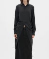  ＜Ann Demeulemeester＞SANDRINA HIGH COMFORT SHIRT