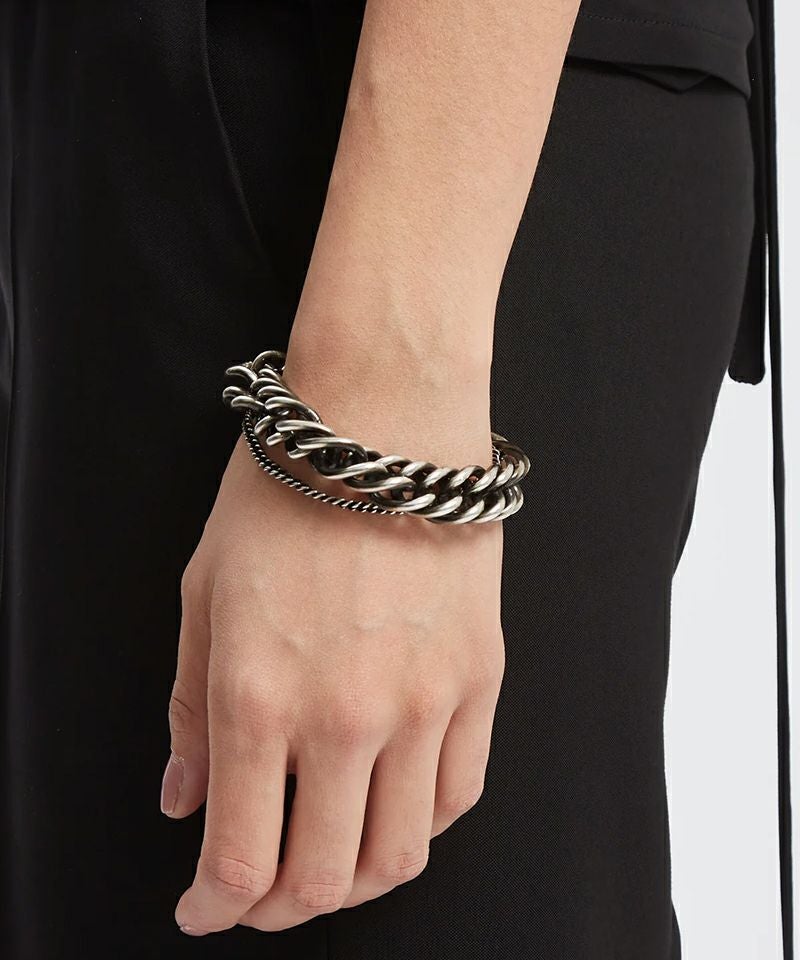 Ann Demeulemeester＞HINNA DOUBLE CHAINS BRACELET | MAKES ONLINE STORE