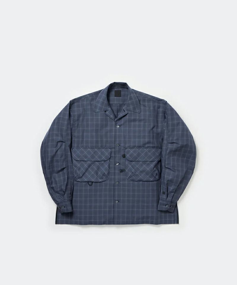 DAIWA PIER39＞W's TECH SPORTS OPEN COLLAR SHIRT L/S NOVA CHECK