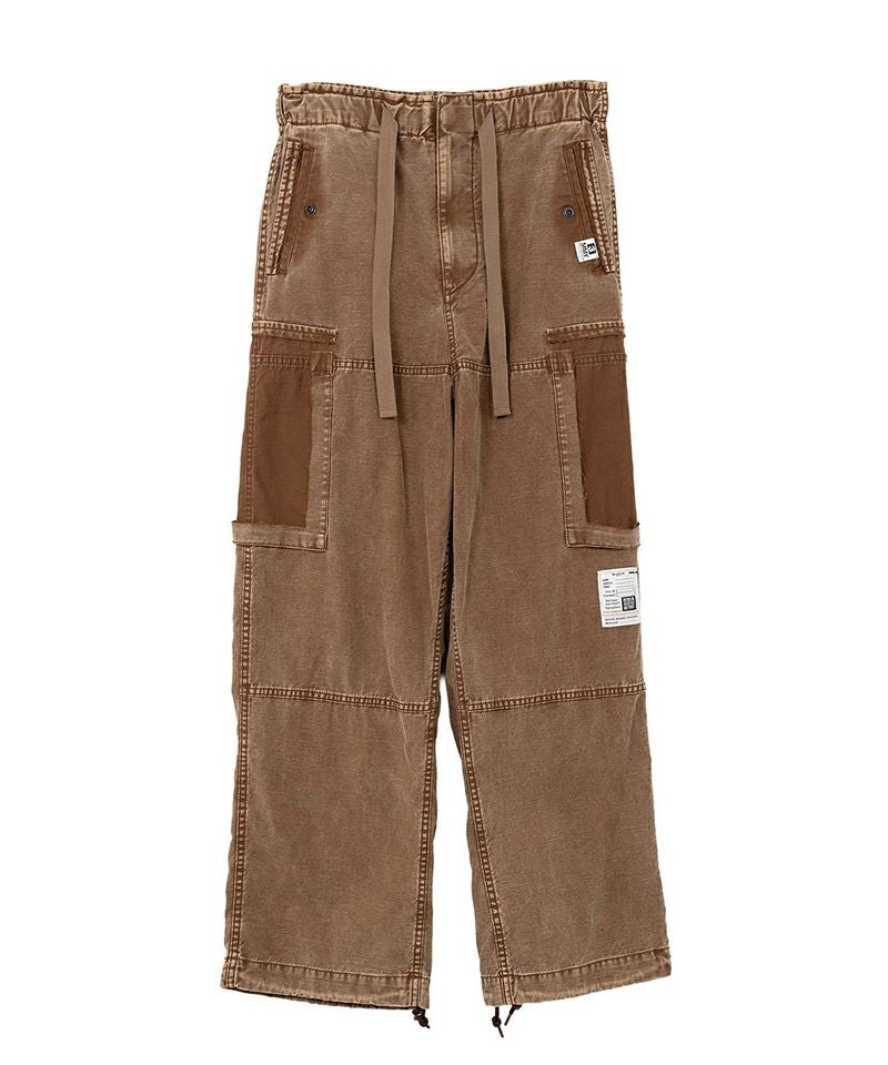 MAISON MIHARAYASUHIRO＞COTTON SATIN CARGO TROUSERS | MAKES ONLINE