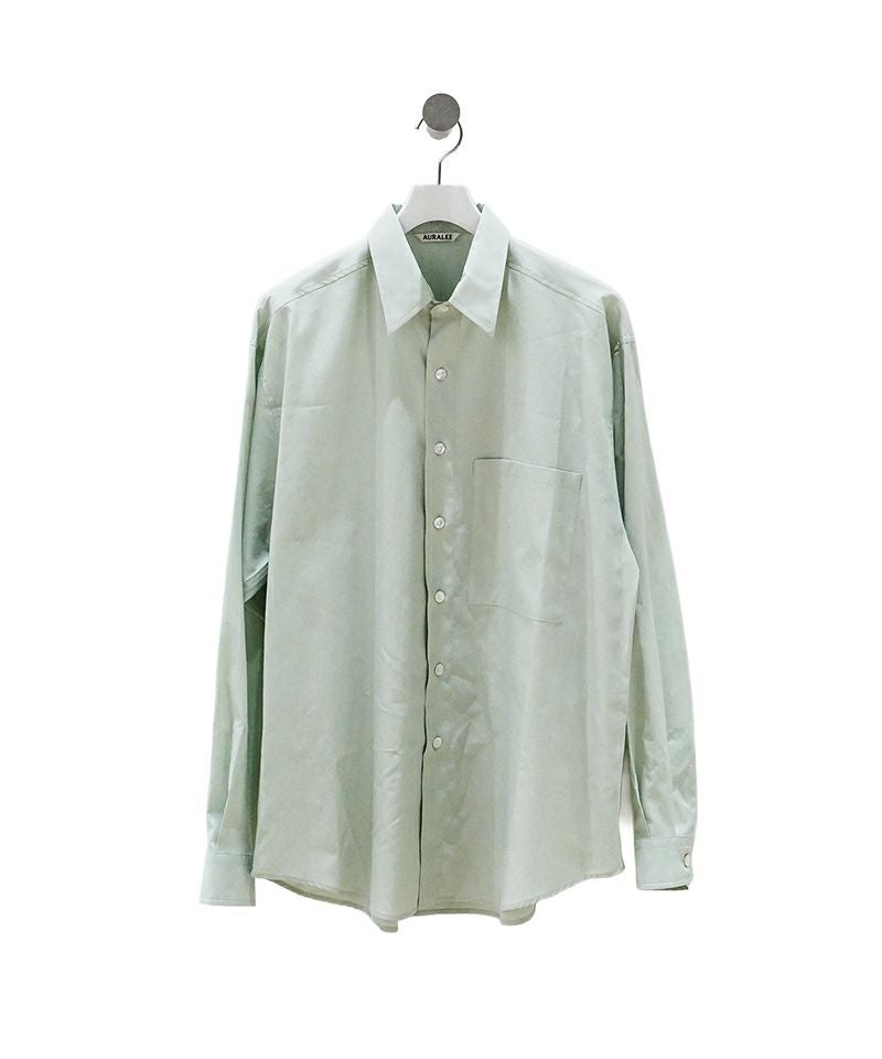 AURALEE＞WASHED FINX TWILL BIG SHIRT | MAKES ONLINE STORE