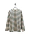＜AURALEE＞GRADIENT STRIPE JERSEY L/S TEE
