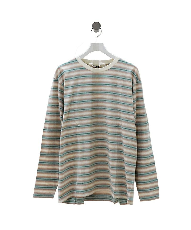 ＜AURALEE＞GRADIENT STRIPE JERSEY L/S TEE