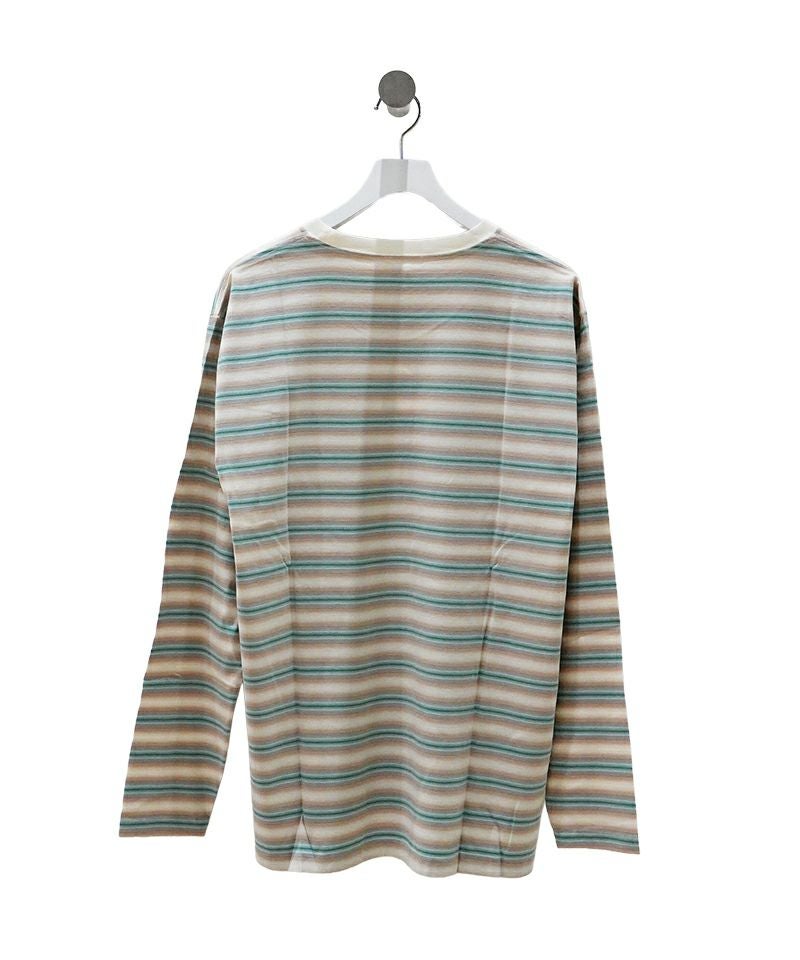 AURALEE＞GRADIENT STRIPE JERSEY L/S TEE | MAKES ONLINE STORE