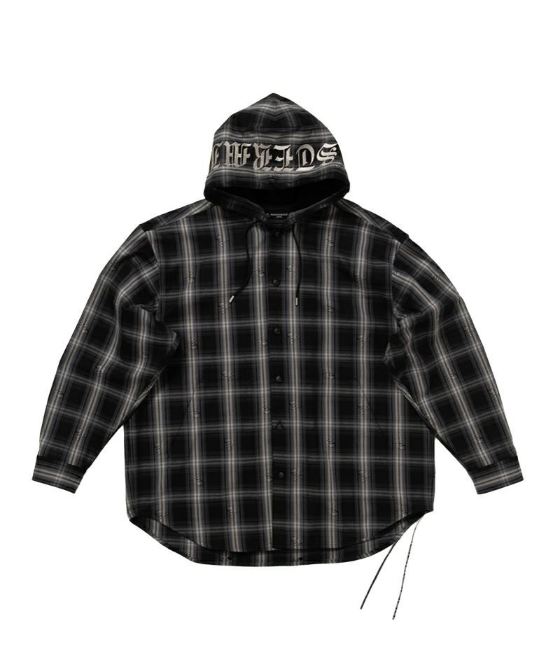 ＜mastermind JAPAN＞HOODED PLAID FLANNEL SHIRT (MJ25E15-SH014)