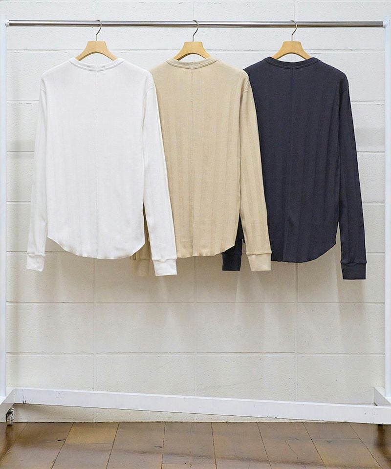UNUSED＞Rib Long sleeve T-shirt | MAKES ONLINE STORE