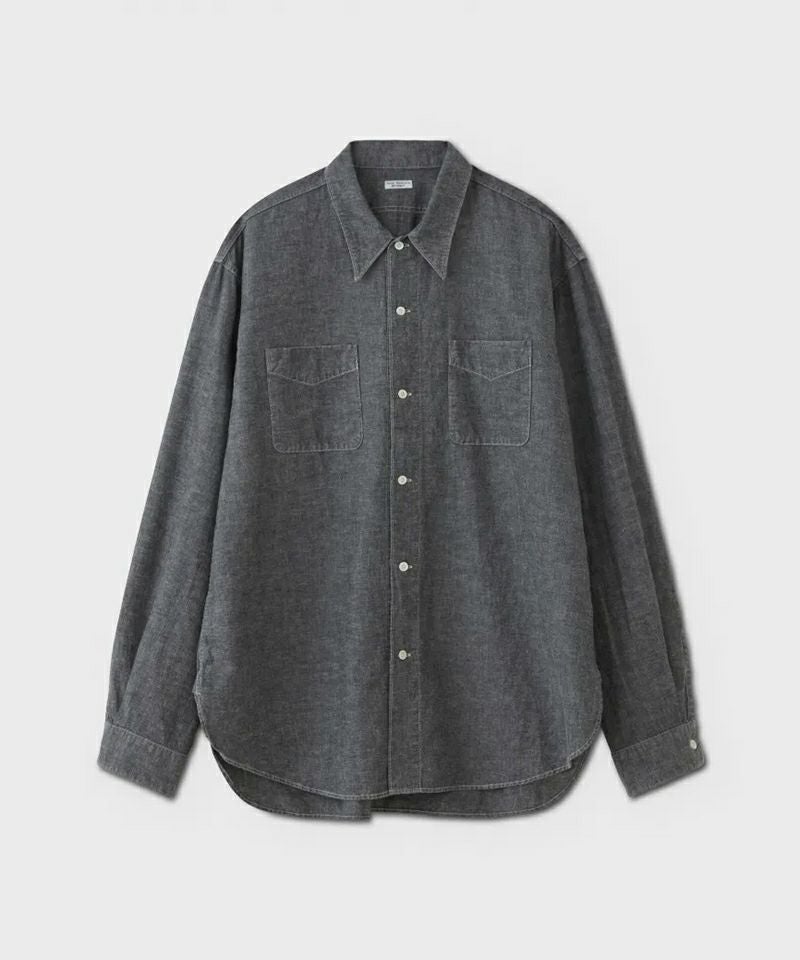 PHIGVEL＞CHAMBRAY WORKADAY LS SHIRT | MAKES ONLINE STORE
