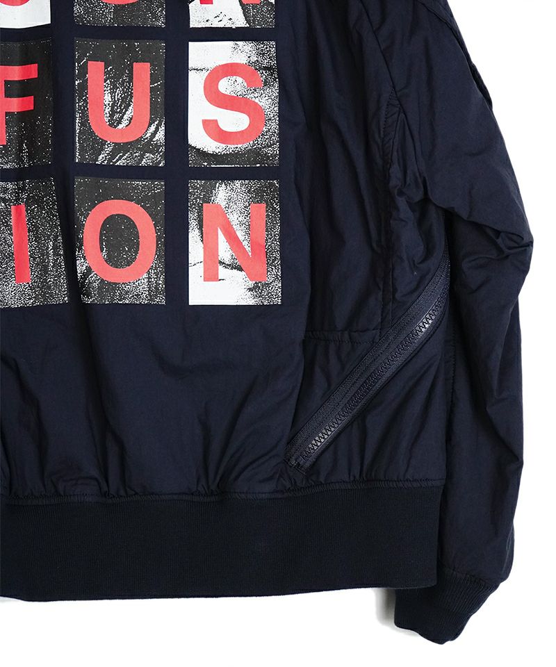 UNDERCOVER＞クロスシームアウトZIP MA-1 JKT (UC2E4206-2) | MAKES