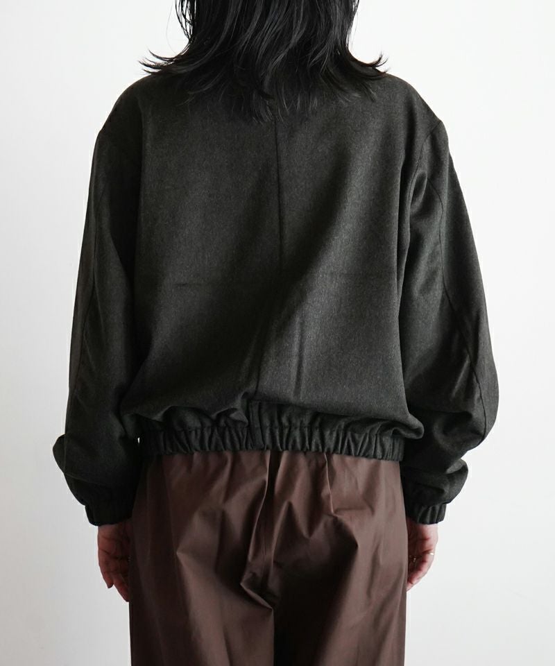 GABRIELA COLL GARMENTS＞HEAVY WOOL ZIPPER JACKET | MAKES ONLINE STORE