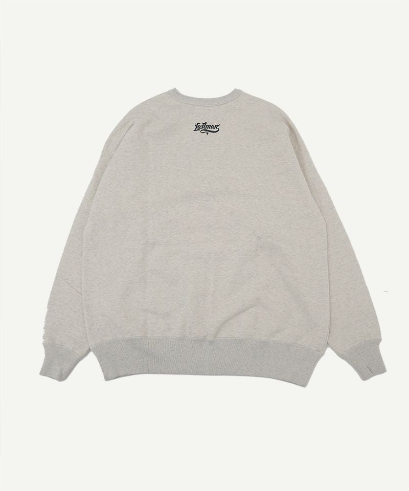 LASTMAN＞PRINTED CREW NECK 
