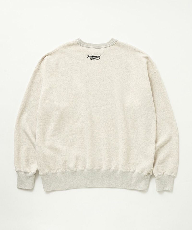 LASTMAN＞PRINTED CREW NECK 