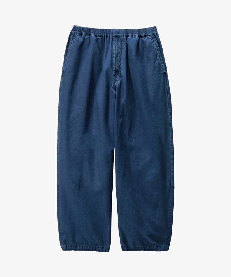 SIDOGRAS Indigo Poplin Track Shorts