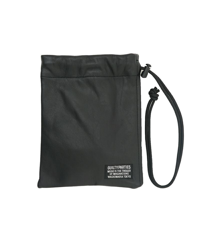 WACKO MARIA＞LEATHER SHOULDER POUCH | MAKES ONLINE STORE