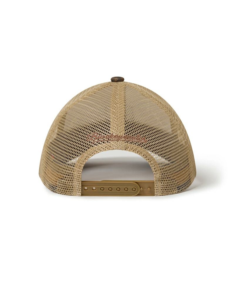 BlackEyePatch＞LEATHER PATCHED REAL TREE MESH CAP | MAKES ONLINE STORE