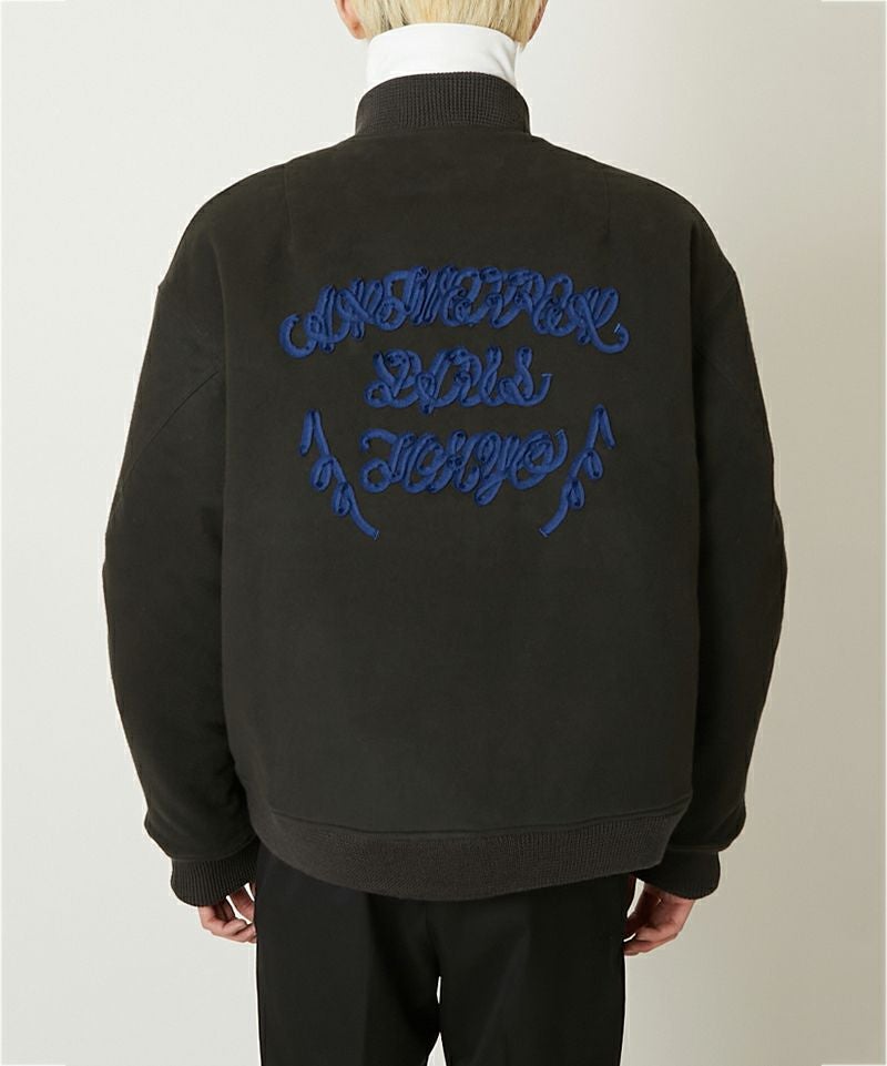 ALMOSTBLACK＞WOVEN CODE EMBROIDERY BLSN | MAKES ONLINE STORE