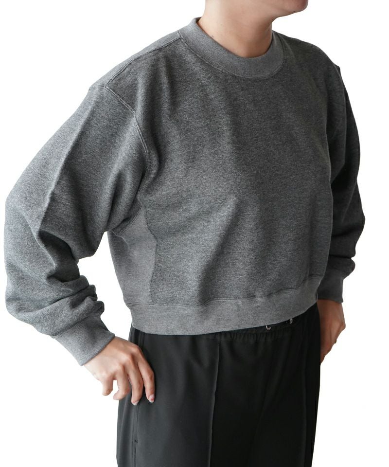 HYKE＞CCROPPED SWEAT SHIRT | MAKES ONLINE STORE
