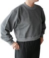 ＜HYKE＞CCROPPED SWEAT SHIRT
