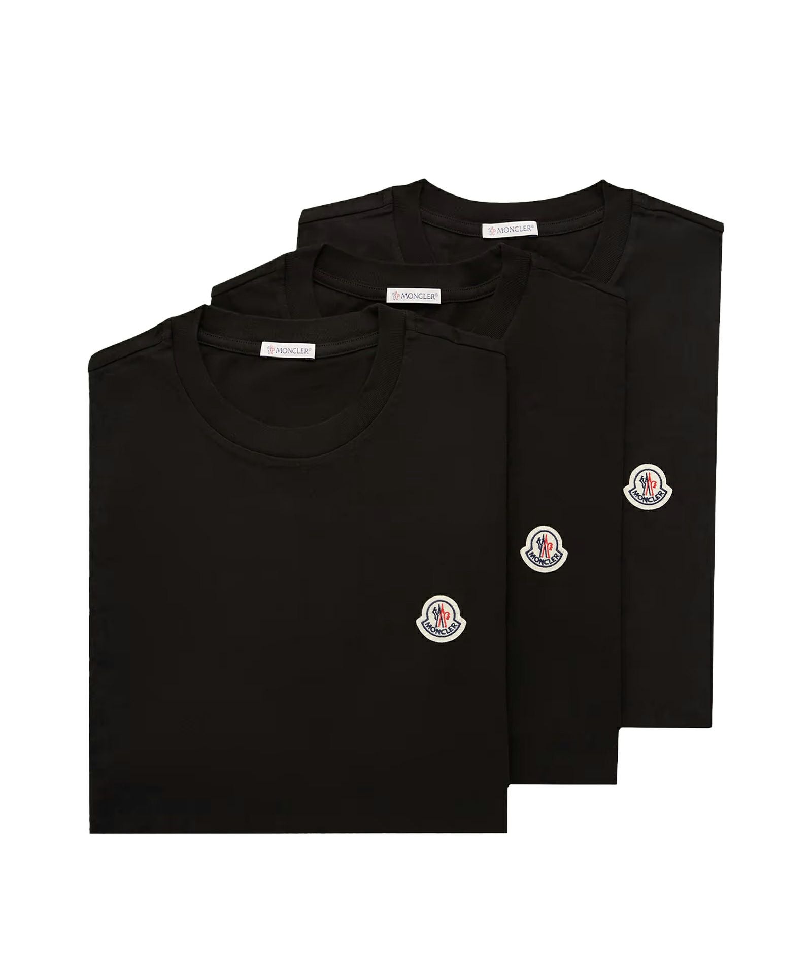 専用＜MONCLER＞SS T-SHIRT 3PACK BLACK L MONCLER＞SS T-SHIRT 3PACK (K20918C00033 829H8) | MAKES ONLINE STORE