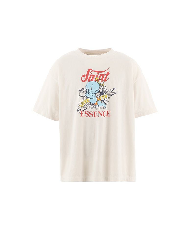 SAINT MICHAEL＞SS TEE/BABY MICHAEL/WHT | MAKES ONLINE STORE