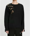 ＜Ann Demeulemeester＞WALDON DESTR.S-STITCH C/N SWEATER