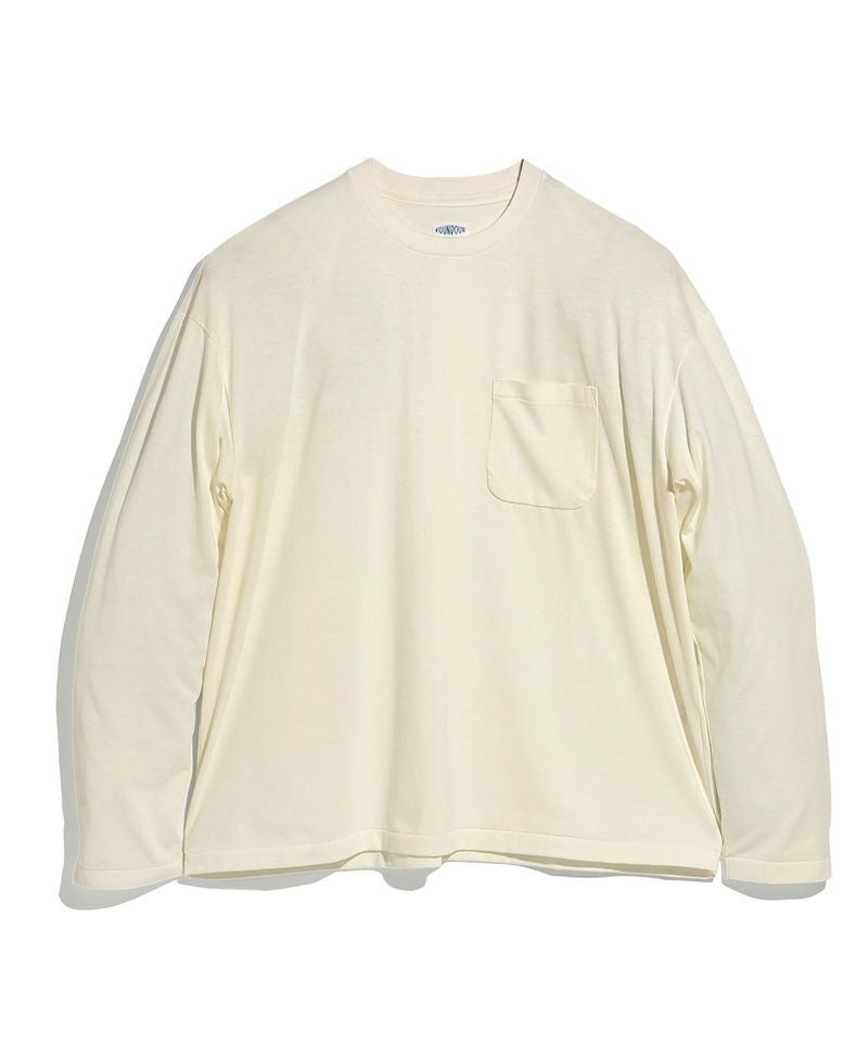 FOUNDOUR＞LONG SLEEVE POCKET TEE SHIRT | MAKES ONLINE STORE