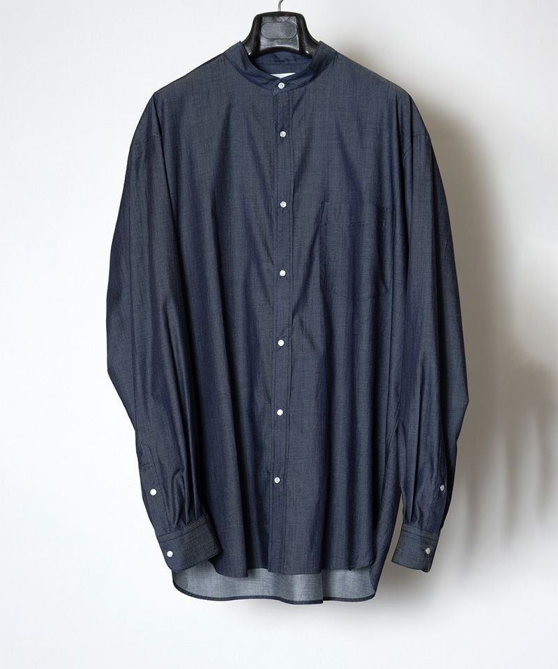 RAINMAKER＞BAND COLLAR SHIRT | MAKES ONLINE STORE