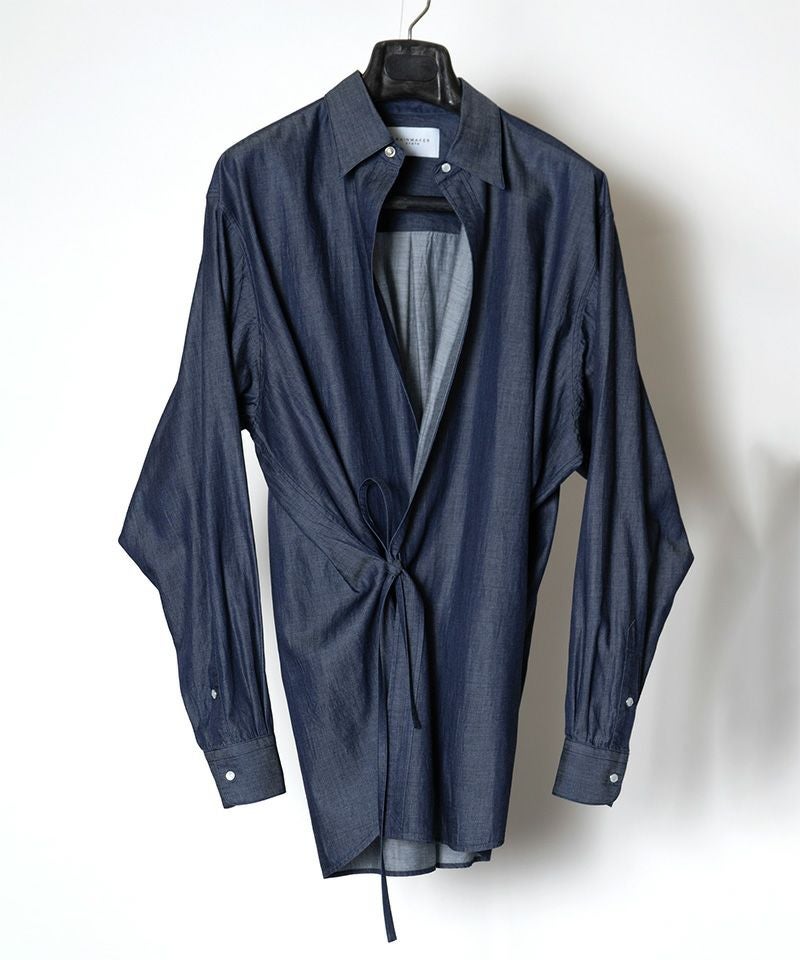 25SS ドウギシャツ チャコール サイズ4 RAINMAKER＞REGULAR COLLAR DOUGI SHIRT | MAKES ONLINE STORE