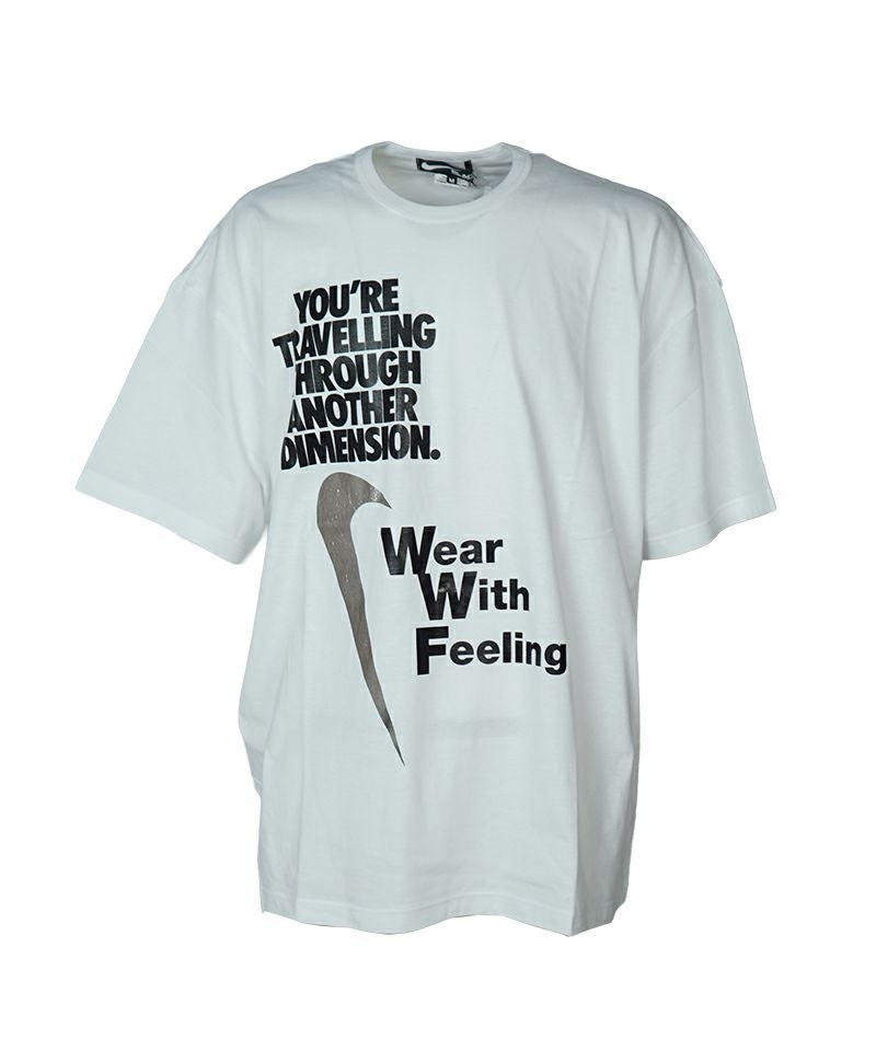 値下げ【美品・未使用】BLACK CDG NIKE アメフトシャツ BLACK COMME des GARCONS＞綿天竺NIKE x BLACK CDG Tシャツ (1P-T101